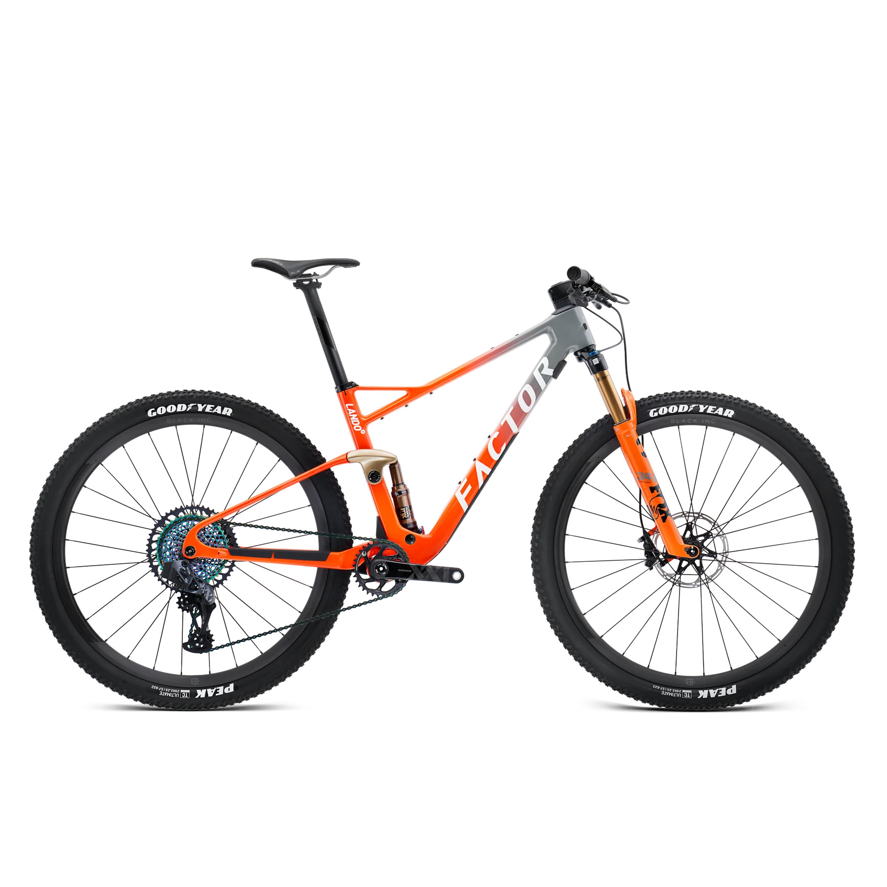 2026 Factor LANDO XC FOX SRAM XX SL Carbon Full Suspension Mountain Bike